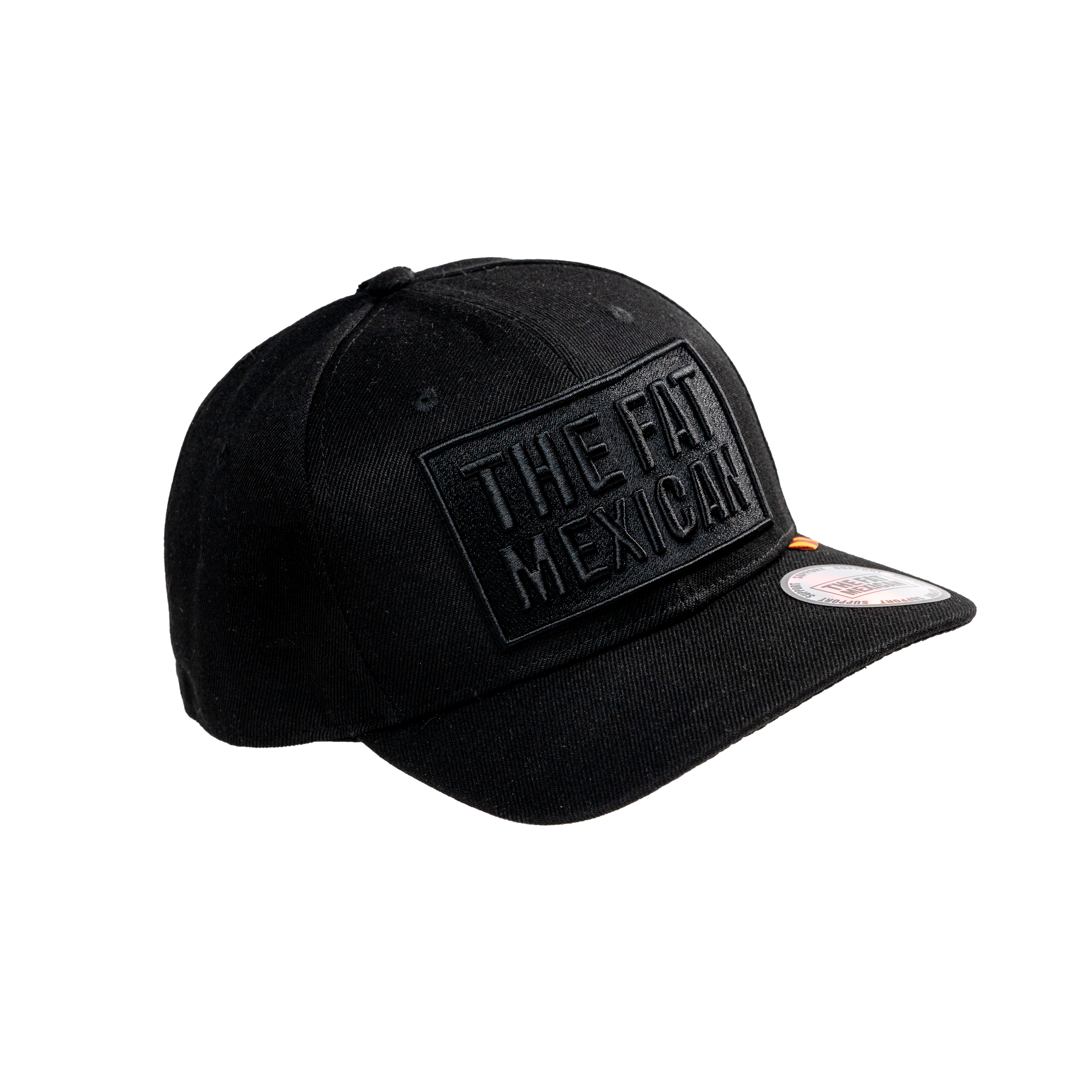 Support The Fat Mexican - Snapback - Black on Black