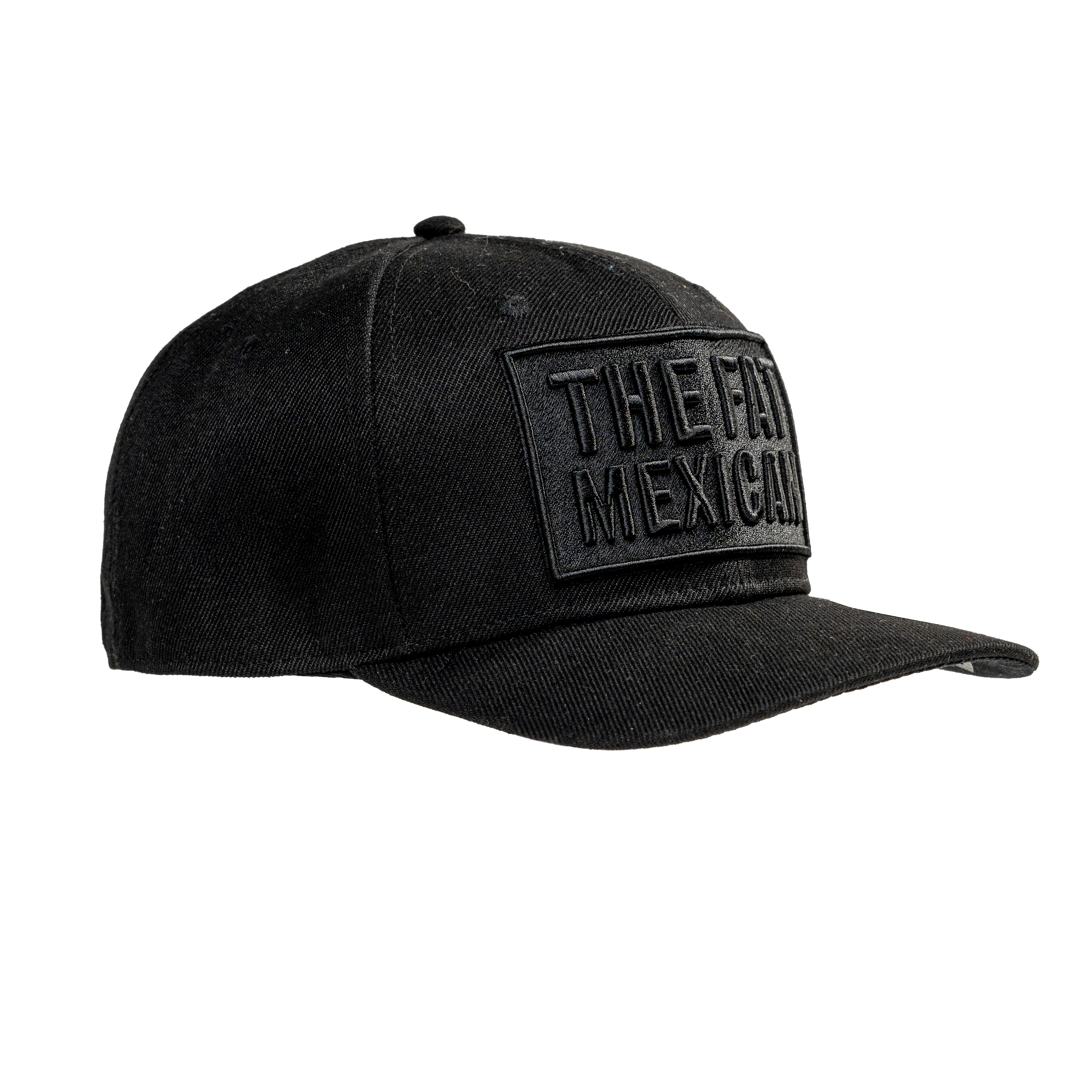 Support The Fat Mexican - Snapback - Black on Black