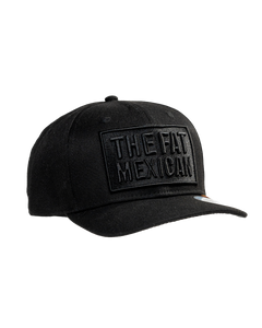 Support The Fat Mexican - Snapback - Black on Black