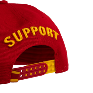 Support The Fat Mexican - Snapback - Red & Gold