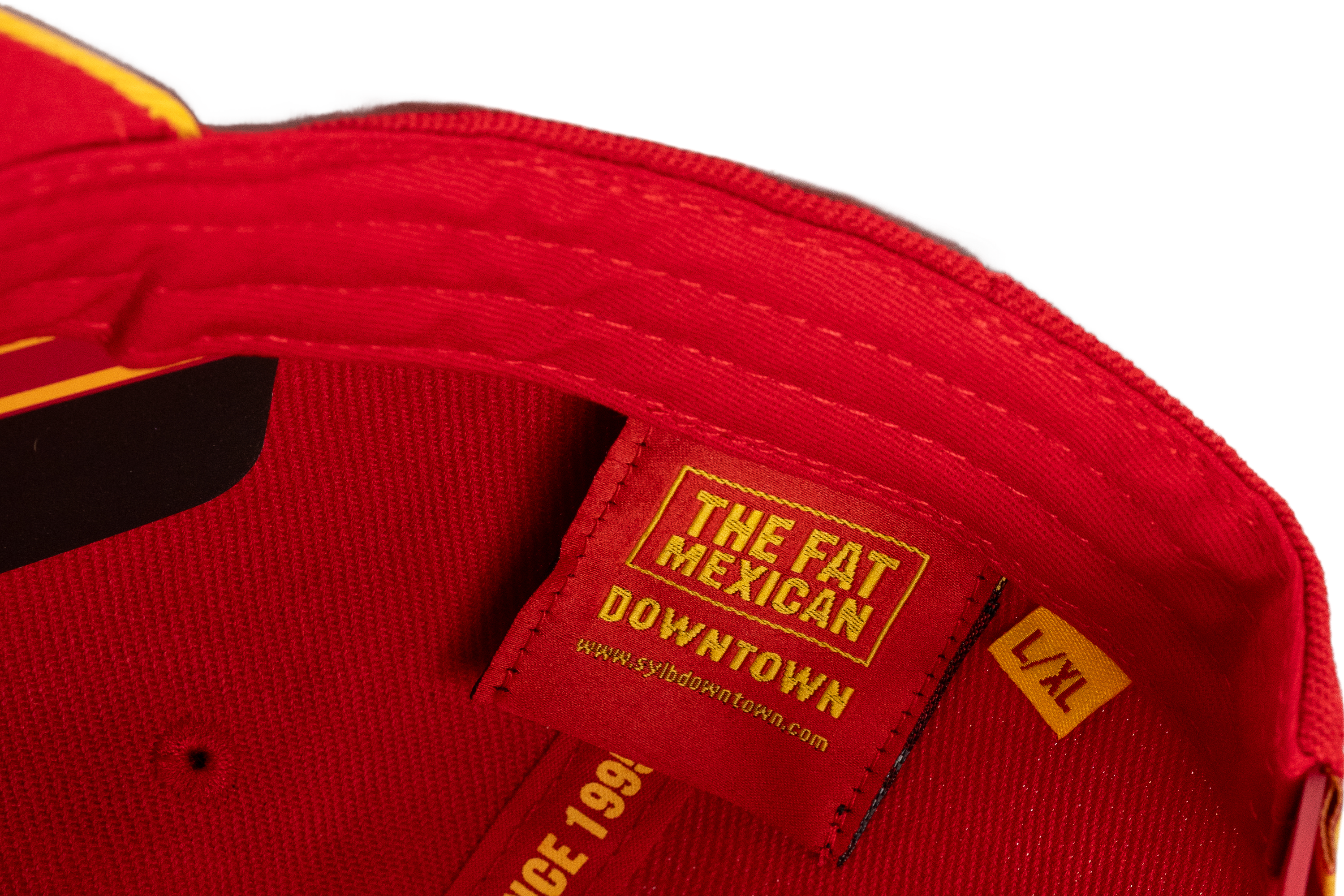 Support The Fat Mexican - Snapback - Red & Gold