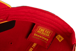 Support The Fat Mexican - Snapback - Red & Gold