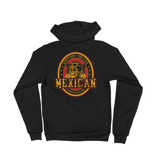 Fat Mexican Two Sided Zipped Hoodie sweater