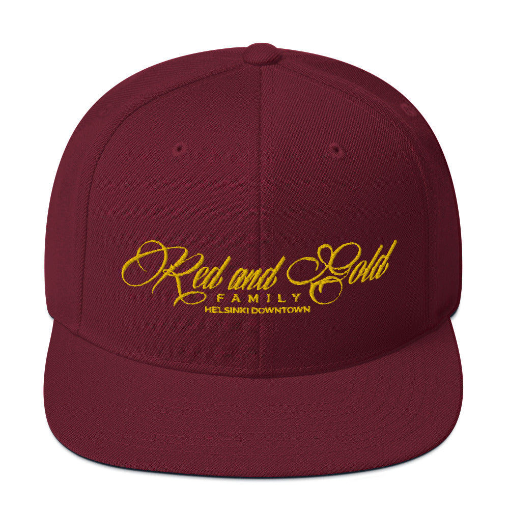 Red and Gold Family -- Snapback Hat