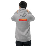 Support 2 side - Premium essential eco hoodie