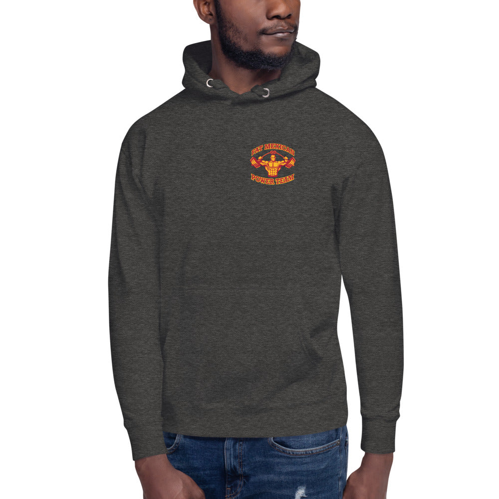 The Fat Mexican Power Team - 2 side - Unisex Hoodie