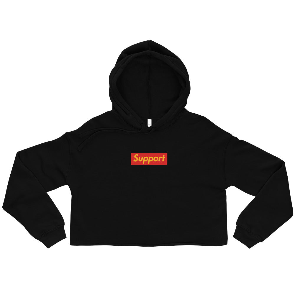 Support - Crop Hoodie