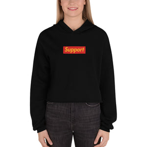 Support - Crop Hoodie